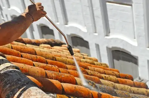 Nettoyage de toitures - Saint-Rieul